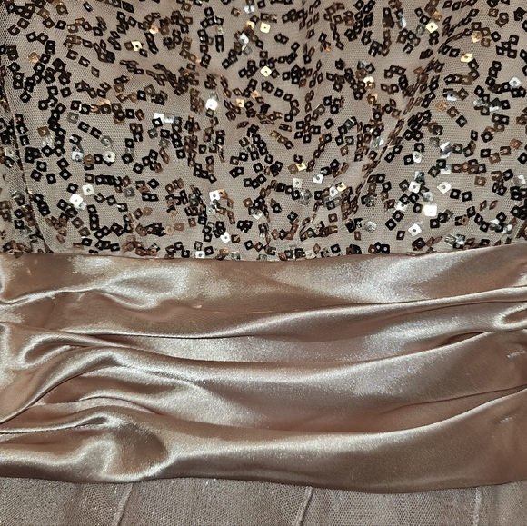 Strapless sequin top high low dress by Speechless - Picture 3 of 4